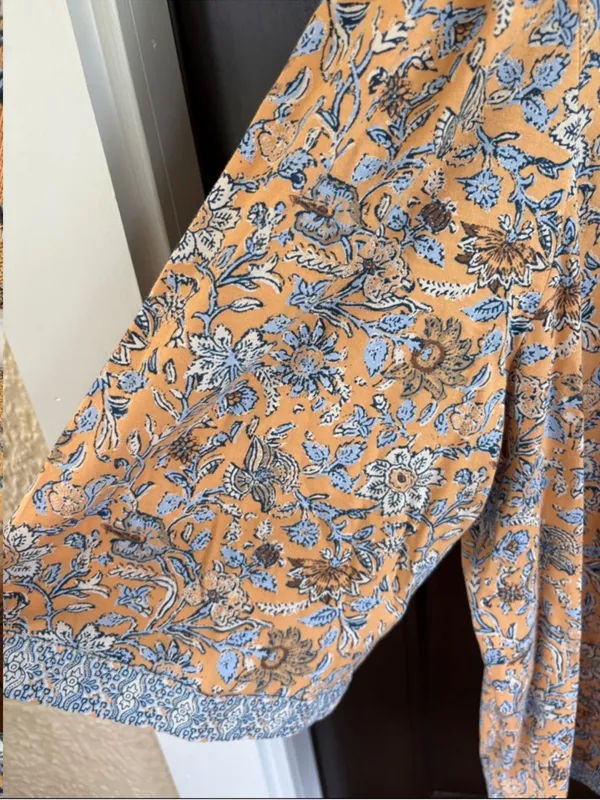EUC J. Jill Floral Elbow Sleeve Top Size 4X - Image 3