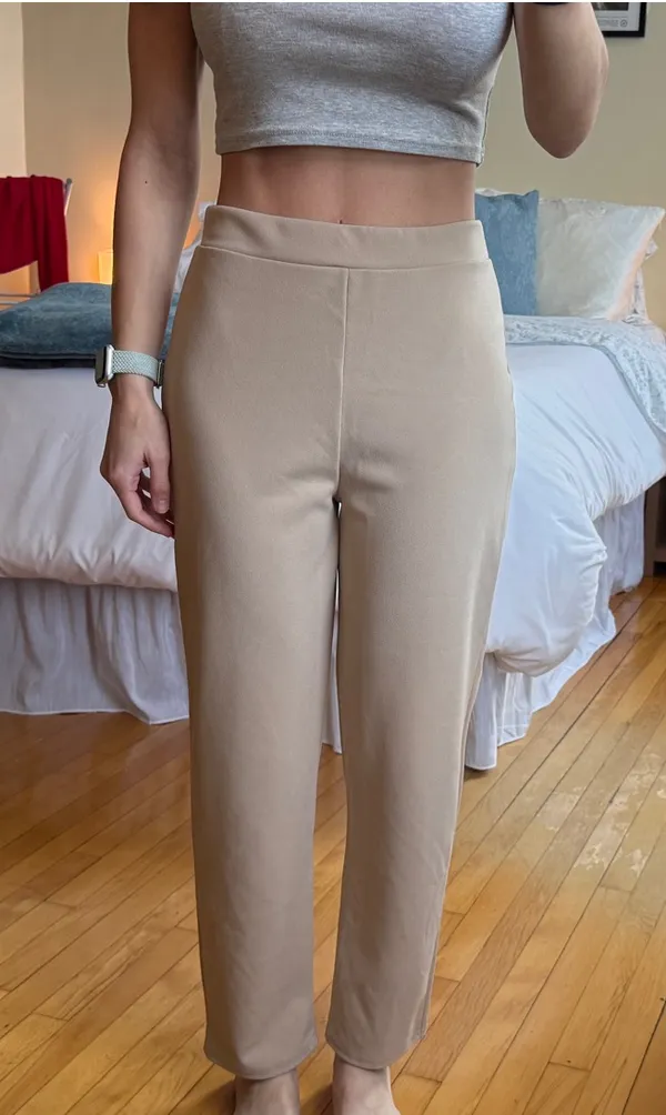 Boohoo Khaki Pants Slacks - Image 2
