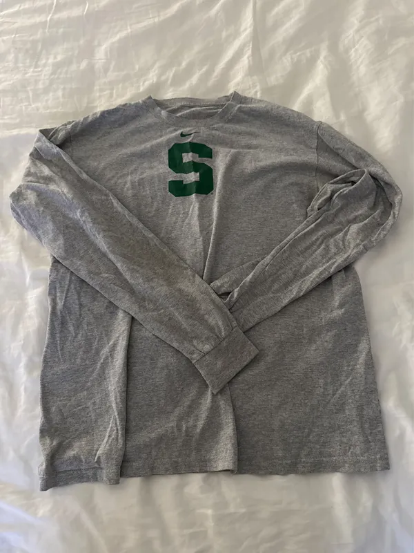 Michigan State Nike Long Sleeve vintage - Image 3