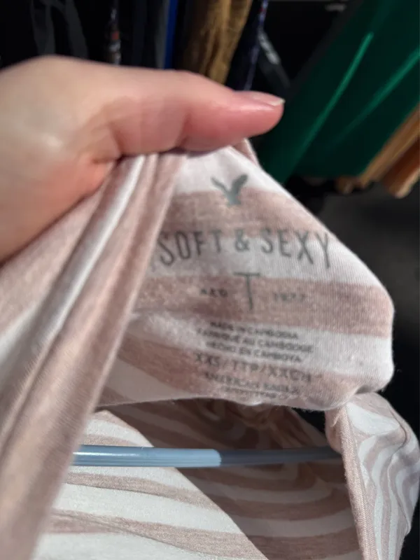 American Eagle Striped Tee Soft - Image 2
