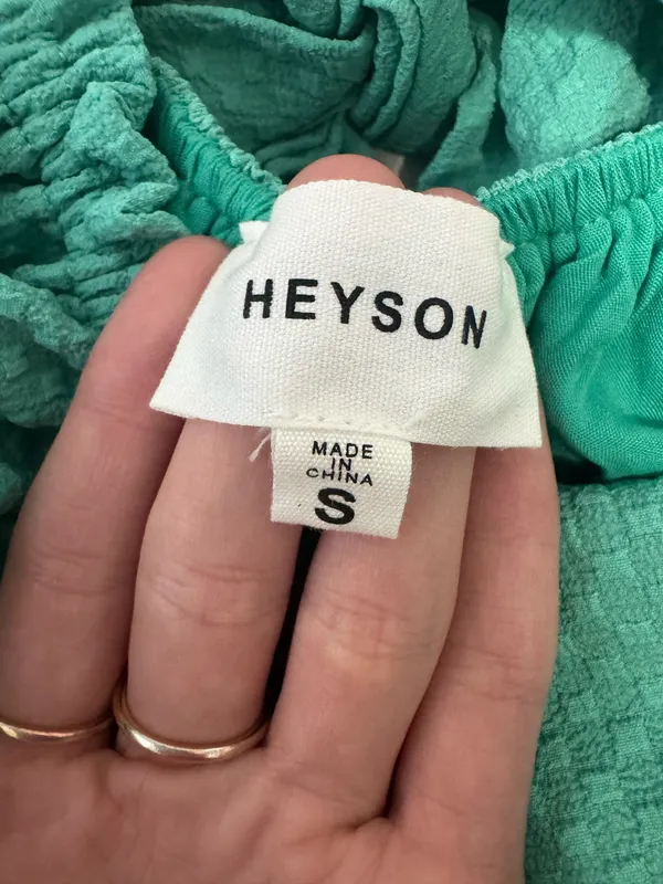 heyson flowy top Green - Image 3