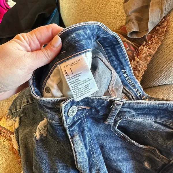 American Eagle Hi-Rise Shortie Jean Short - Image 4
