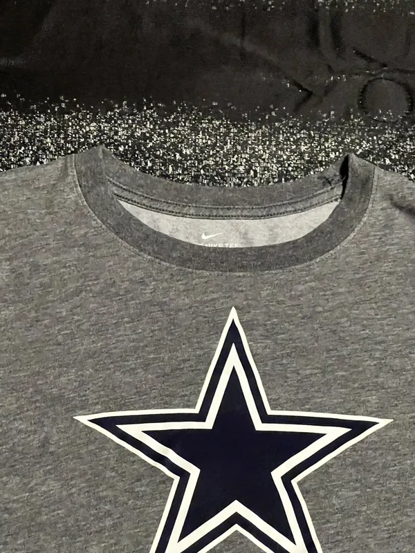 Womens XS The Nike Tee Dallas Cowboys long sleeve gray/navy/white shirt - Image 3