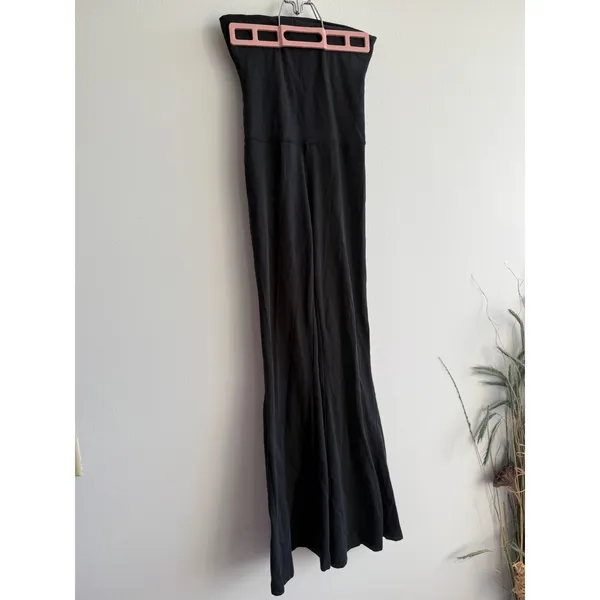 OFFLINE by Aerie OG Foldover‎ Super Flare Leggings Black High Rise XS 2581 - Image 3