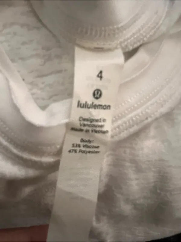 lululemon athletica White Lightweight Layered Muscle Tank - Image 5
