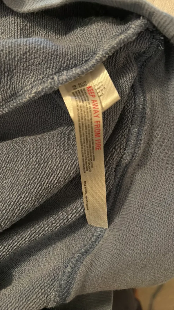 Free People Movement Light Blue Cropped Quarter Zip - Image 5