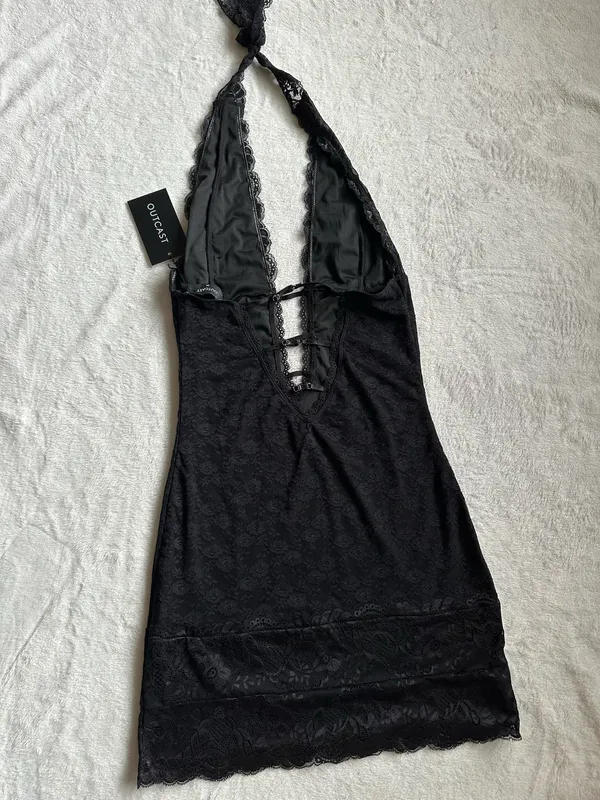 Outcast Clothing India Mini Dress Black - Image 6