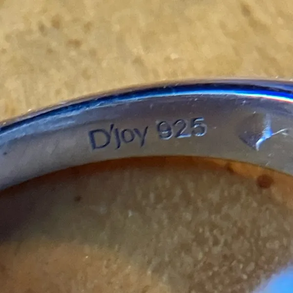 Natural Iolite Sterling Silver Ring Size 6 - Image 6