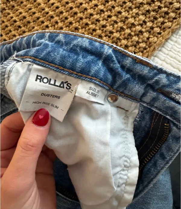 Rolla's High Rise Slim Light Wash Jess - Image 6