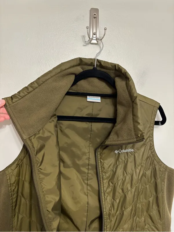 Columbia Women’s Mix It Around II Vest in Olive Green UPF 50+ - Size XL - Image 9