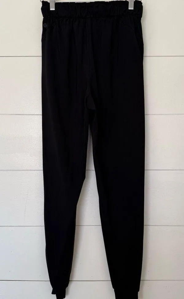 Lululemon Women’s 6 Black Keep Moving Jogger Pants - Image 2
