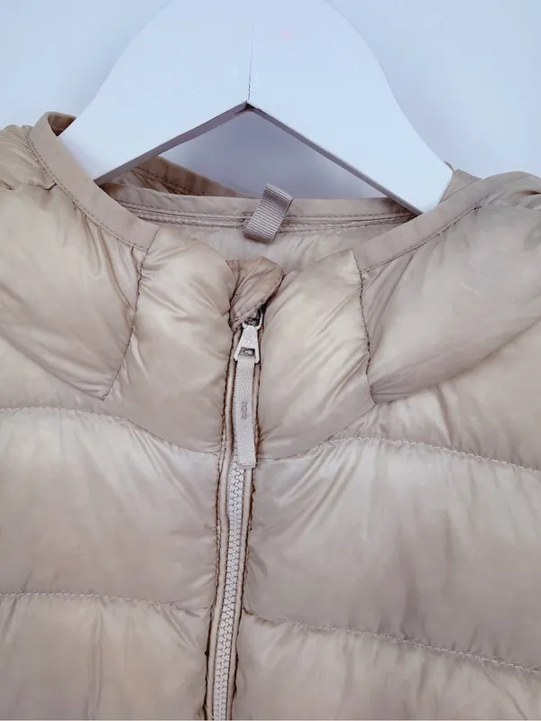 Aritzia TNA The Little Puff Packable Down Jacket Beige Size XS - Image 2