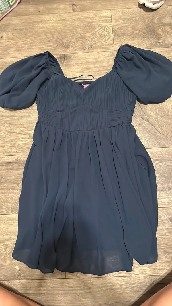 Navy mini dress Blue - Image 2