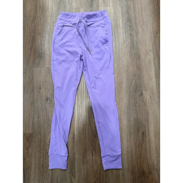 Halara Purple Petite Joggers XS High Waisted Drawstring‎ Activewear Pants - Image 2