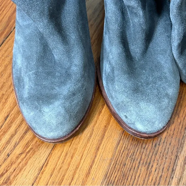 Anthropologie Splendid Darcie Knee Boots‎ Leather Grey size 8 - Image 6