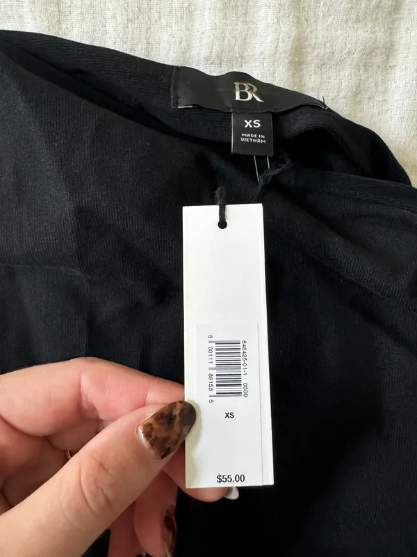 Banana Republic Black One Shoulder Top - Image 5