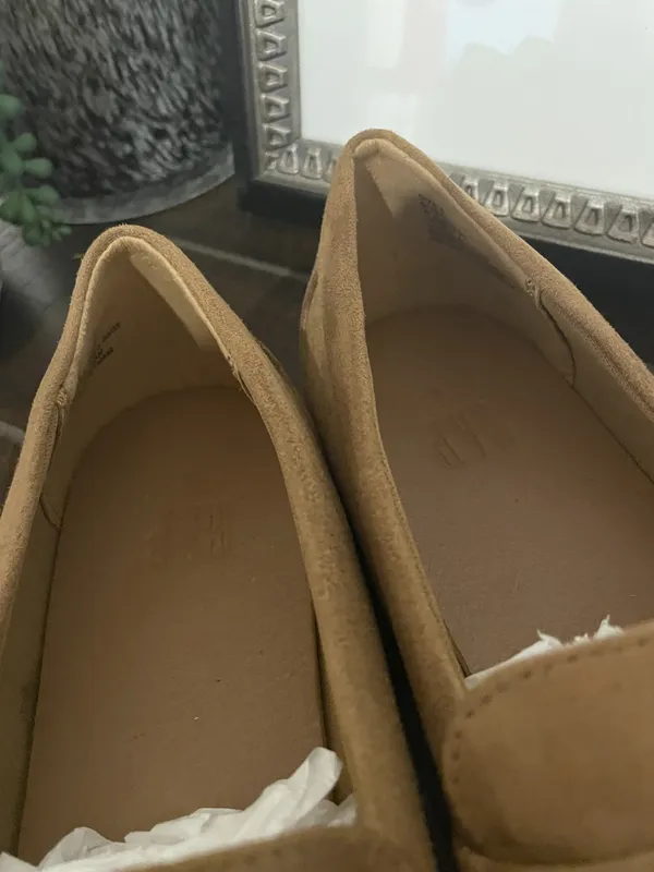GAP Suede Loafer Penny Loafers Honey Brown Size 9 NWOB - Image 11