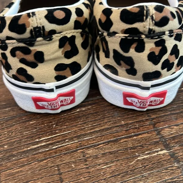 Vans Unisex Classic Slip On Leopard print Men’s size 4 Women’s Size 5 1/2 - Image 6
