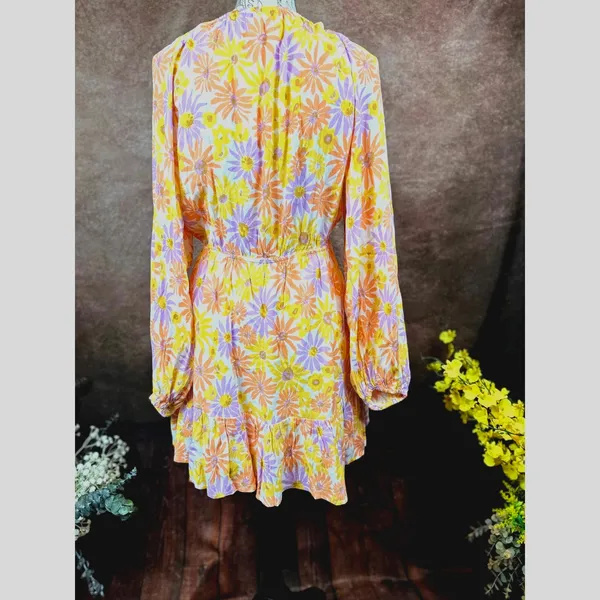 L*Space Feelin Fine Cut Outs Tie Front Dress Oopsie Daisy L - Image 9