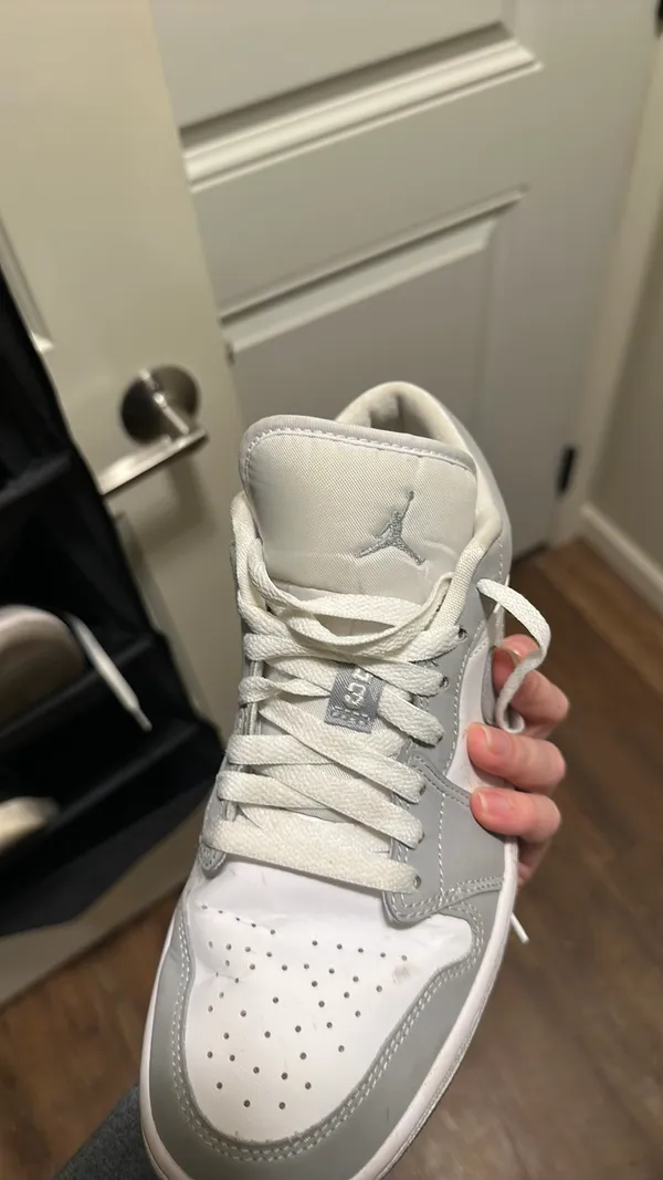 Nike Air Jordan 1 Wolf Gray - Image 10