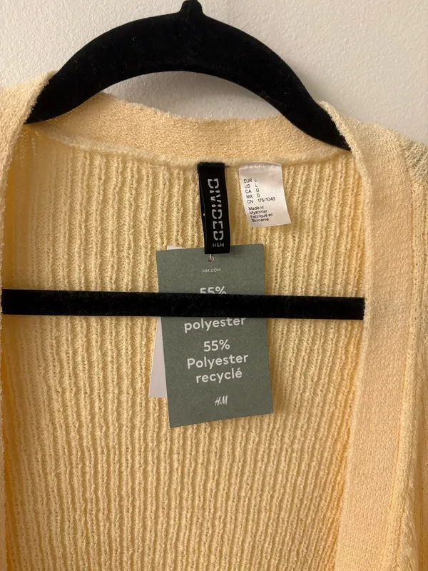 H&M Yellow Cardigan - Image 2