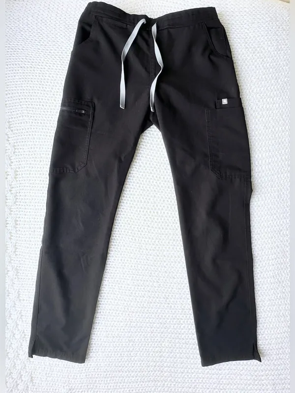 FIGS Yola High-Rise Slim Scrub Pant - Black - XS - Image 7