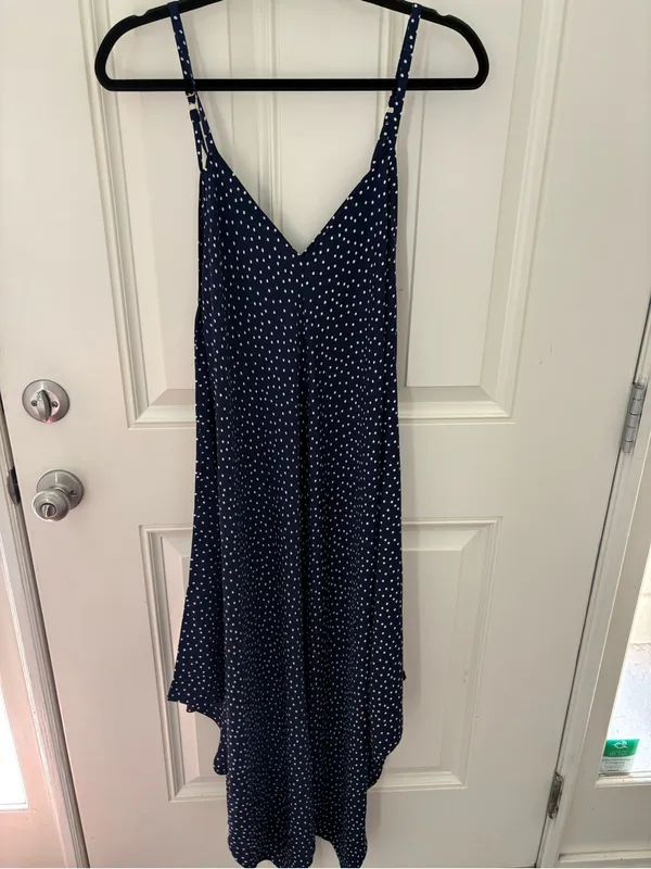 Tommy Bahama Fractured‎ Polka Dot Scarf Coverup Dress Size XL - Image 4