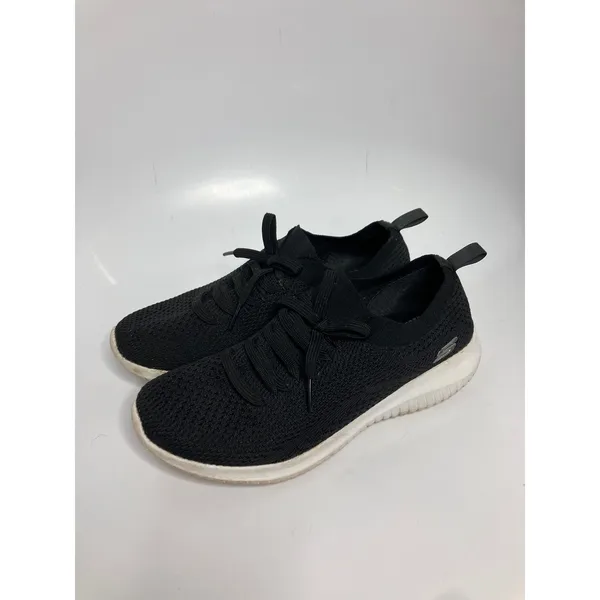 Skechers Ultra Flex Sneakers Women 8 Black Good Air-Cooled Memory Foam knit - Image 3