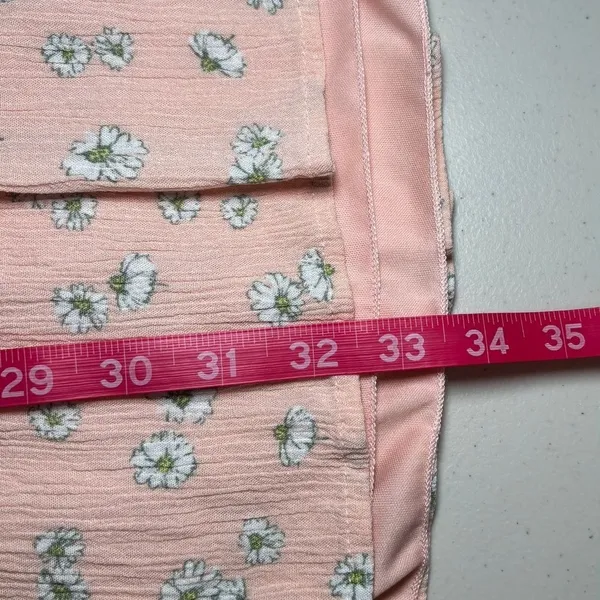 Altar'd State Pink Daisy‎ Floral Kloey Babydoll Dress Large Flutter Sleeve - Image 10