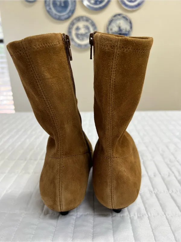 Madewell The Ciel Glove Ankle Boot in Warm Chestnut Brown Size 6.5 - Image 7