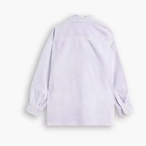 Nwt Levi'S - Jovi Relaxed Shirt In Purple Garment Dye - Image 8