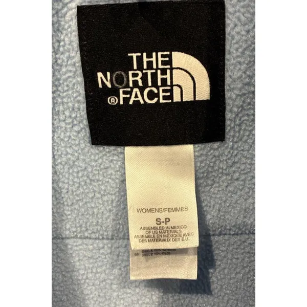 The North Face Denali Jacket Women's S Powder Blue Gray Polartec Fleece Full Zip - Image 4
