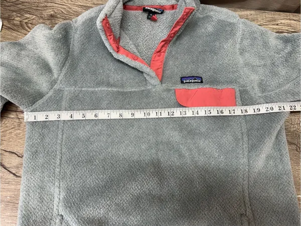 Patagonia Re-Tool Snap T fleece with orange accents‎ size xl - Image 5