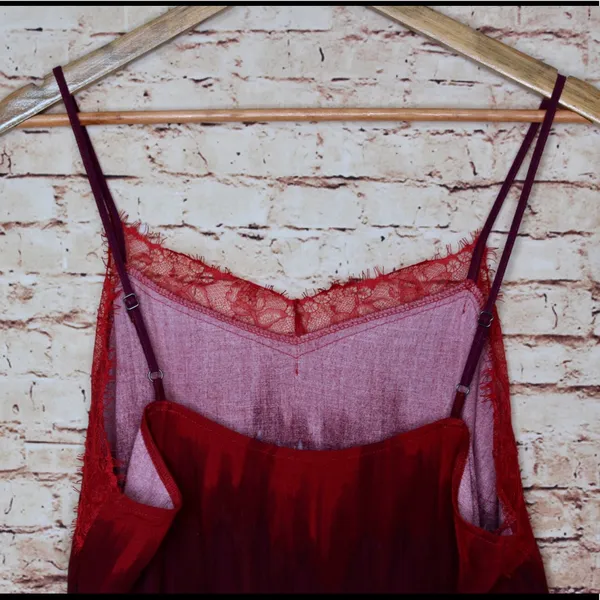 Apt. 9 | Red/Purple Gradient Lace V-Neck Cami - Image 5