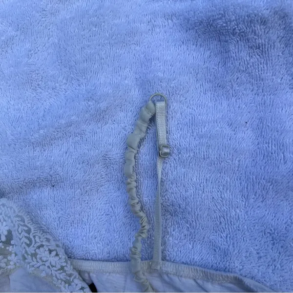American Eagle White Lace Trim Cami Tank Top Size XS Spaghetti Strap Summer Top‎ - Image 11