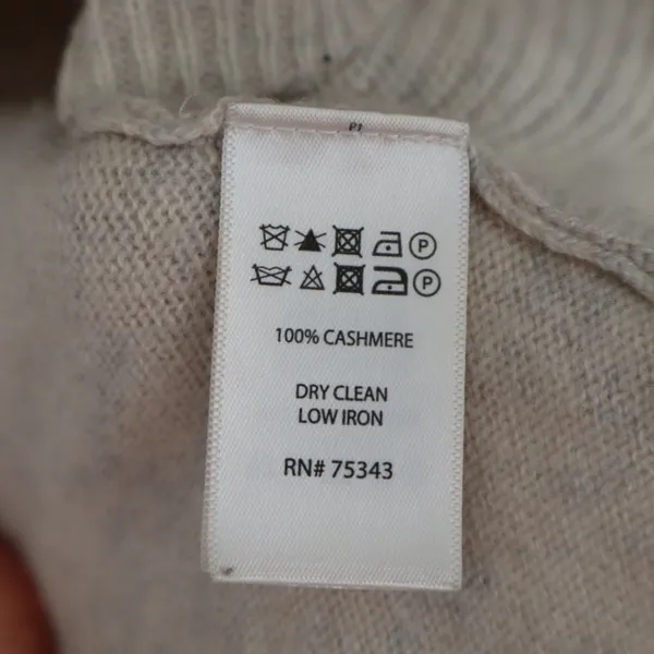Nanette Lepore Cashmere Drape Vest S 100% 2-Ply Neutral Old Money Quiet Luxury - Image 6