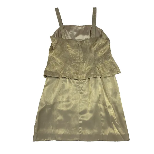 Alex Evenings Women‎ Size 14 (Med) Gold Shimmer Iridescent Dress Jacket Set NWT - Image 7