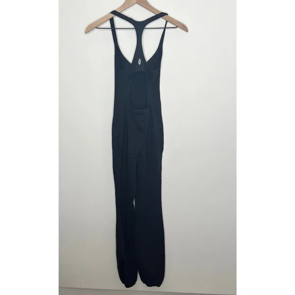 Free People Movement Let’s Bounce One Piece Jumpsuit Black Womens XS - Image 4