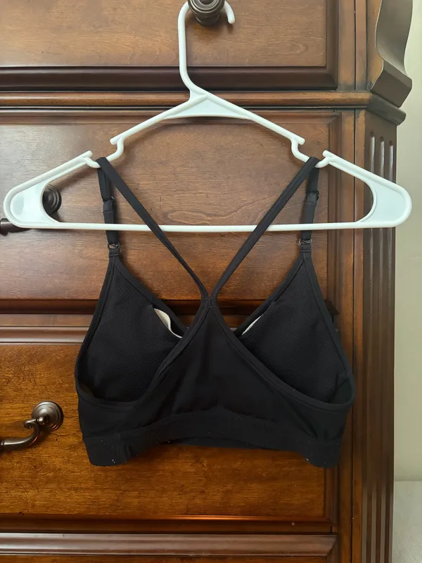Nike Dri-Fit V-Neck Black Sports bra - Image 2