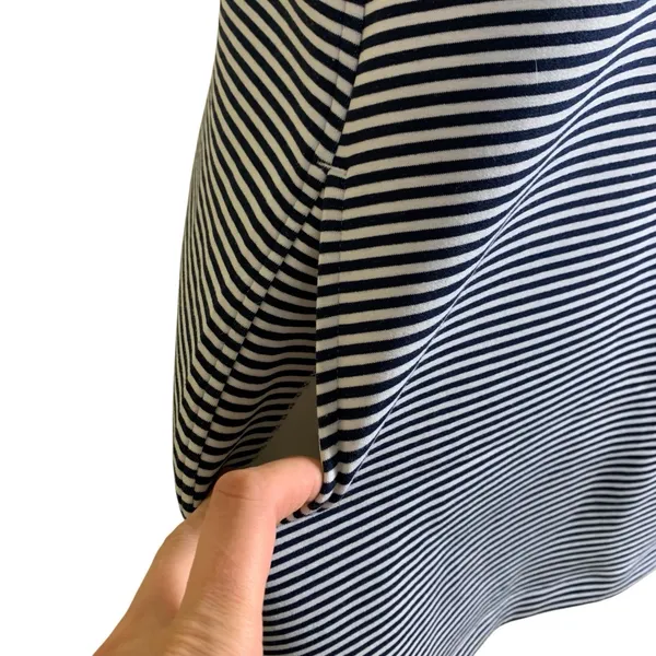 Abercrombie YPB Navy White Striped‎ Athletic Tank Dress XS Sport Casual - Image 2