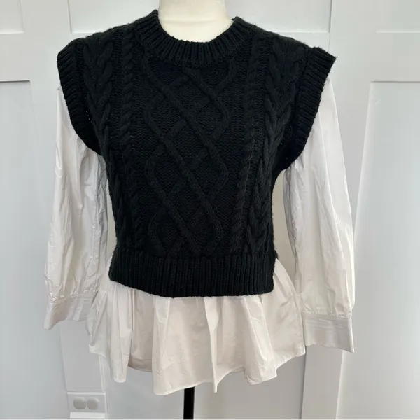 English Factory Cable Sweater - Image 2