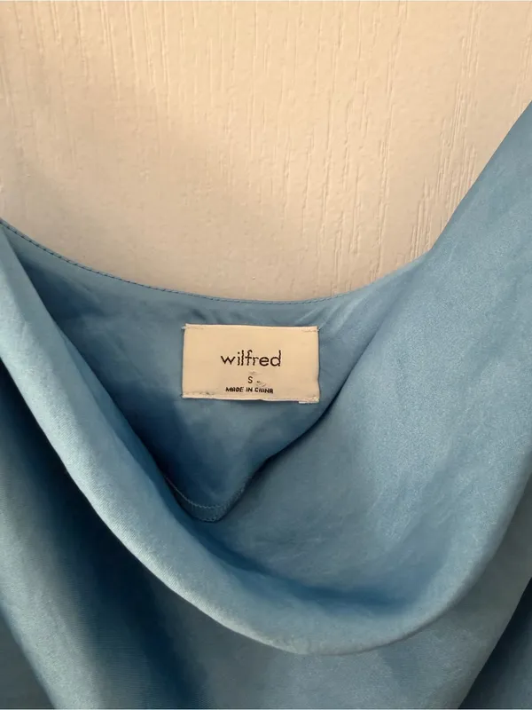 Aritzia Allusion Light Blue Mini Dress (Size S) - Image 11