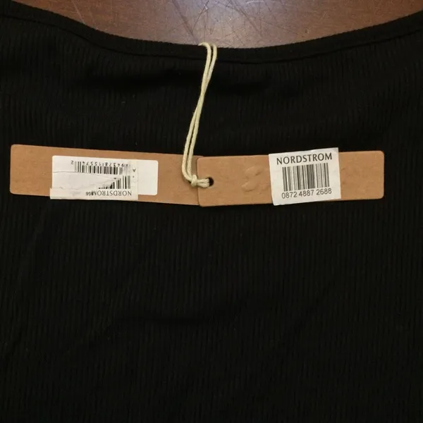 NWT Skims black ribbed maxi dress xl - Image 6