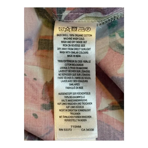 French Connection Isadora‎ Patch Poplin Bardot Dress Medium Multicolor Mini NWT - Image 8