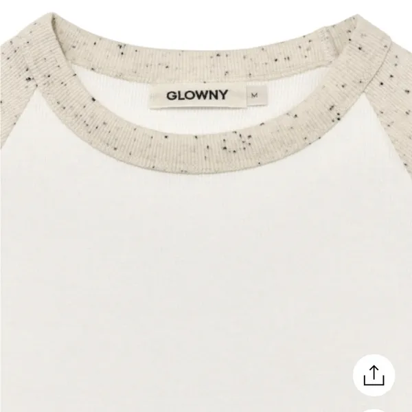 GLOWNY 90S RAGLAN BABY TEE (COOKIE) - Image 2
