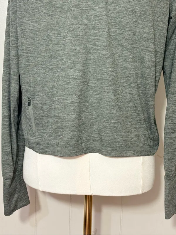 Vuori Crescent Half Zip Pullover Heather Gray Long Sleeve Size S - Image 9