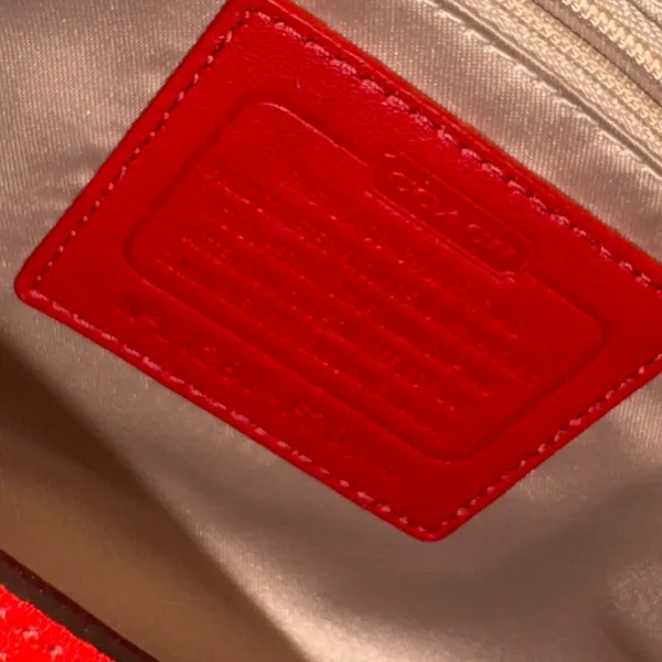 Pristine COACH Ashley Red Leather Hobo Bag F20114 | Y2K Convertible Crossbody - Image 3