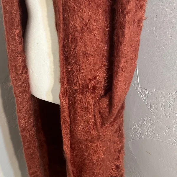Free People Rust Long Cardigan - Image 10