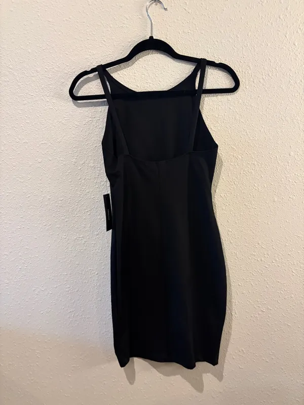 Lulus Essential Spice Black Bodycon Dress - Size M - Image 3