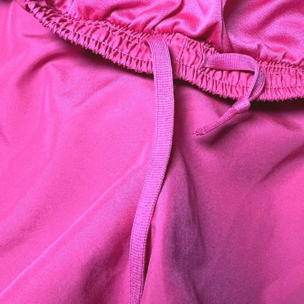 Nike Womens Size Medium Dri-FIT Running Shorts Pink‎ White Purple Athletic Gym - Image 7